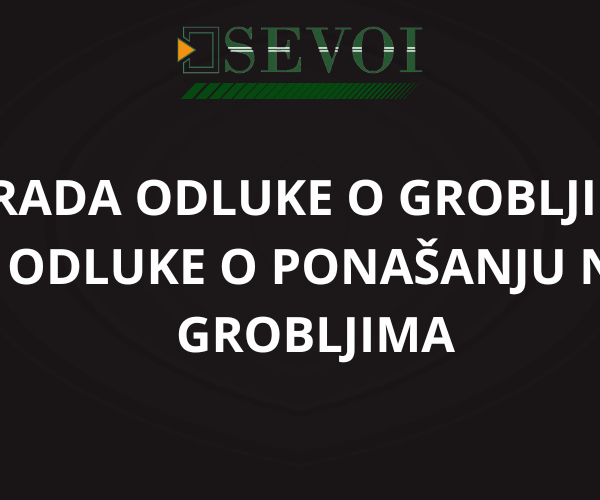 Odluke o grobljima i odluke o ponašanju na grobljima